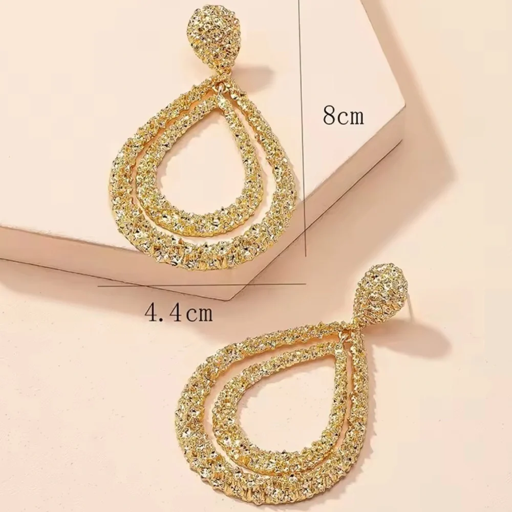 Zara Gold Teardrop Earrings